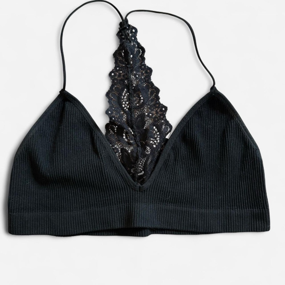 Urban Outfitters Black Lace Bralette